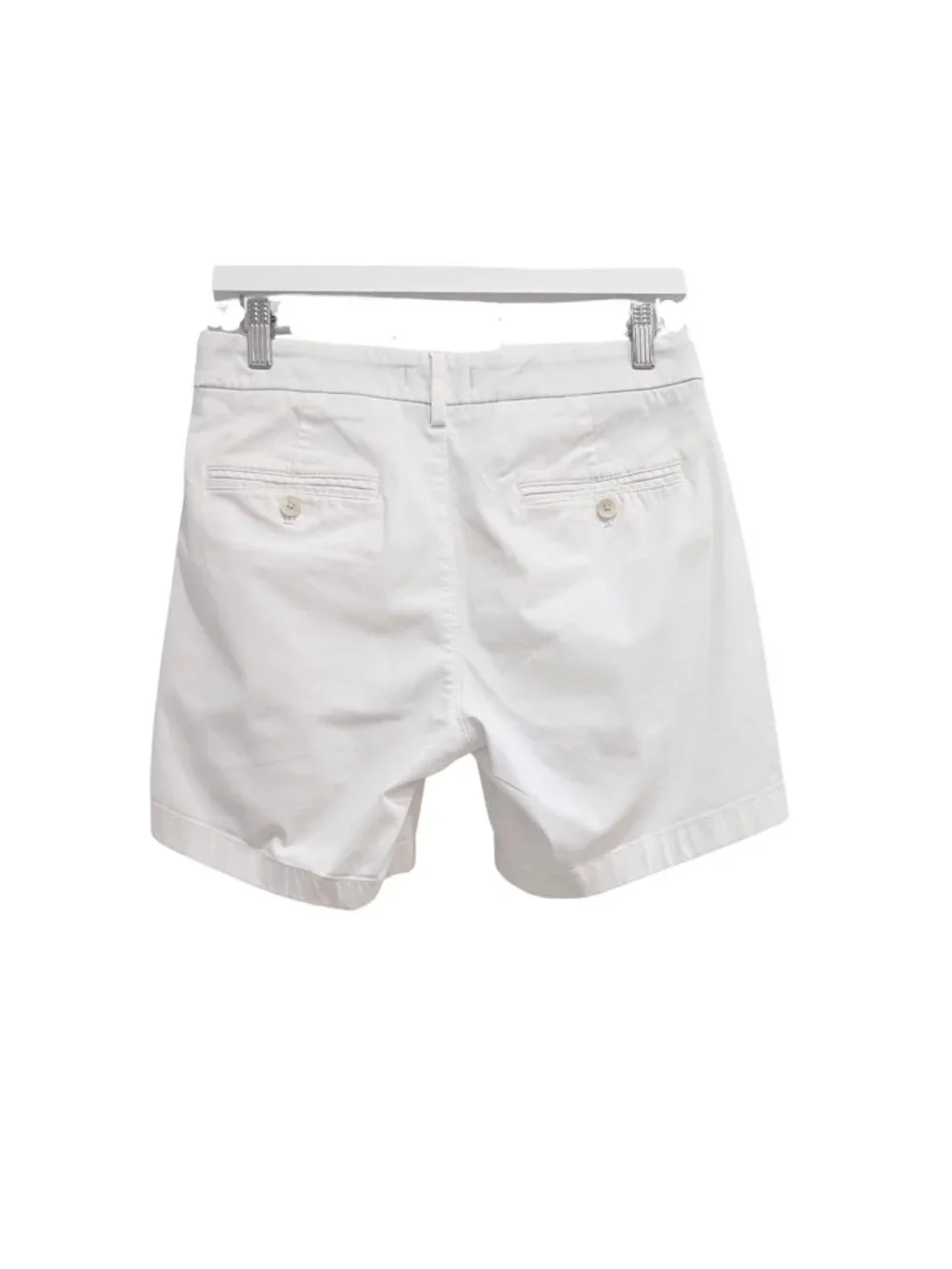Express White Tailored Shorts Size 28 Cotton Stretch 6